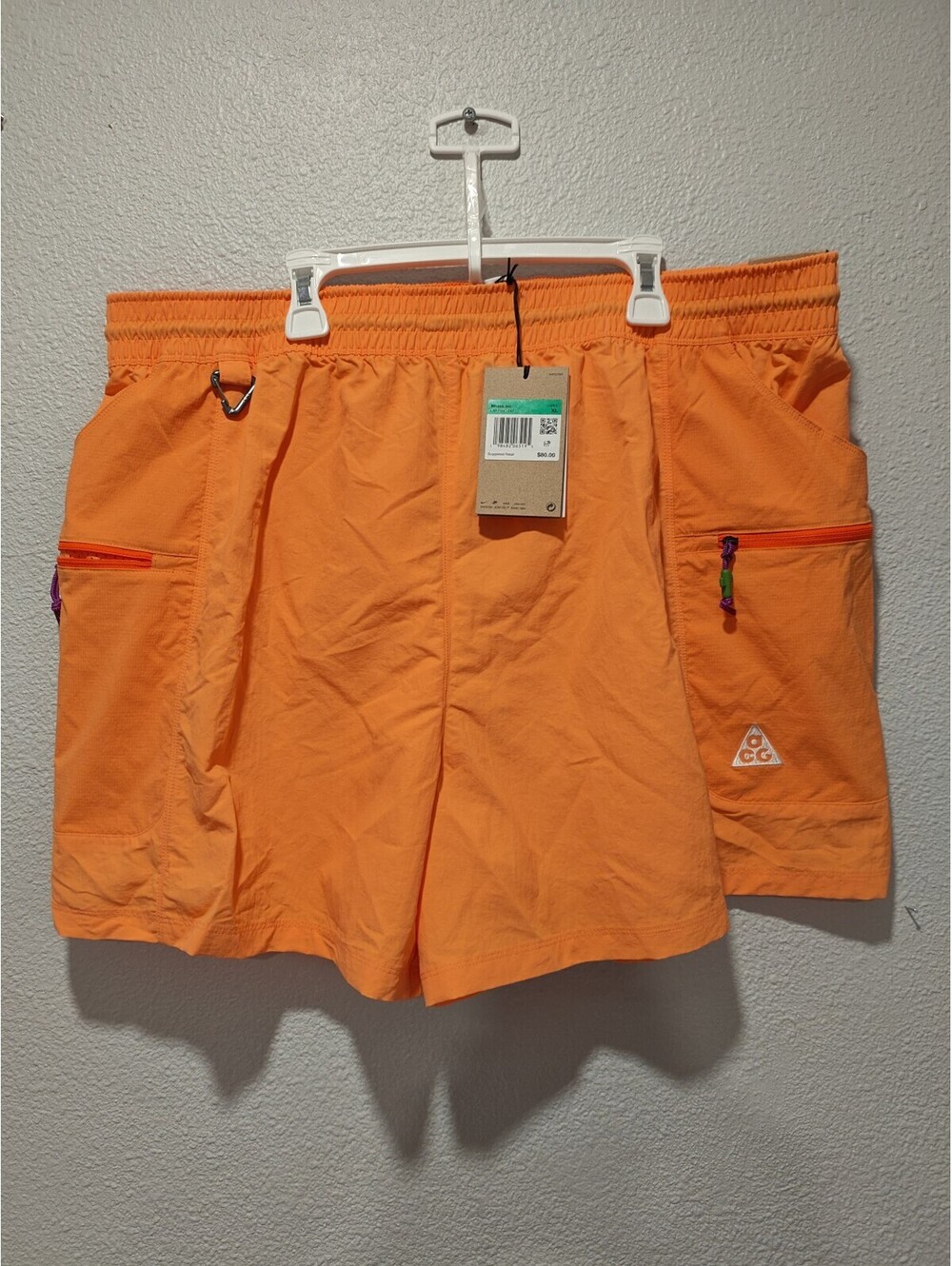 Nike ACG Orange Women's Casual Shorts XL